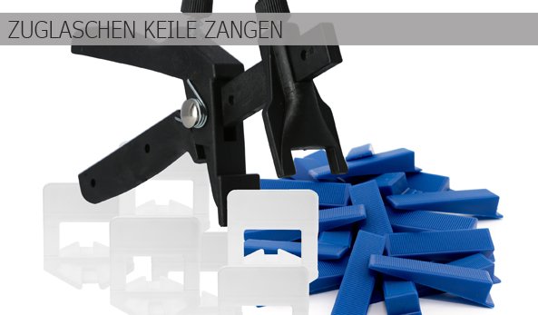 Levelling kit with clips, wedges and plier